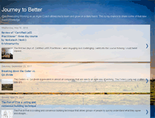 Tablet Screenshot of journey-to-better.com